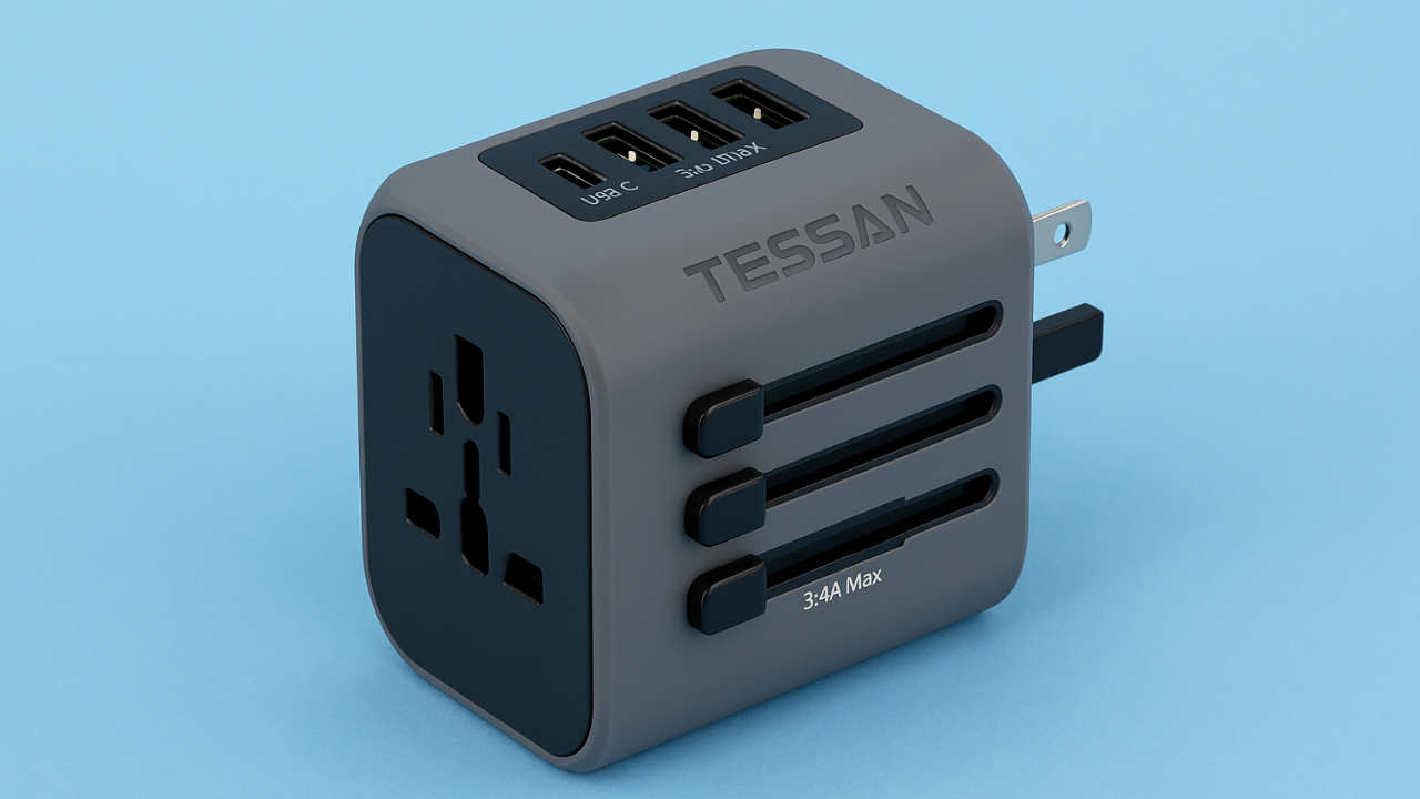 🌍 TESSAN Universal-Reiseadapter im Test – Der perfekte Begleiter für deine nächste Weltreise