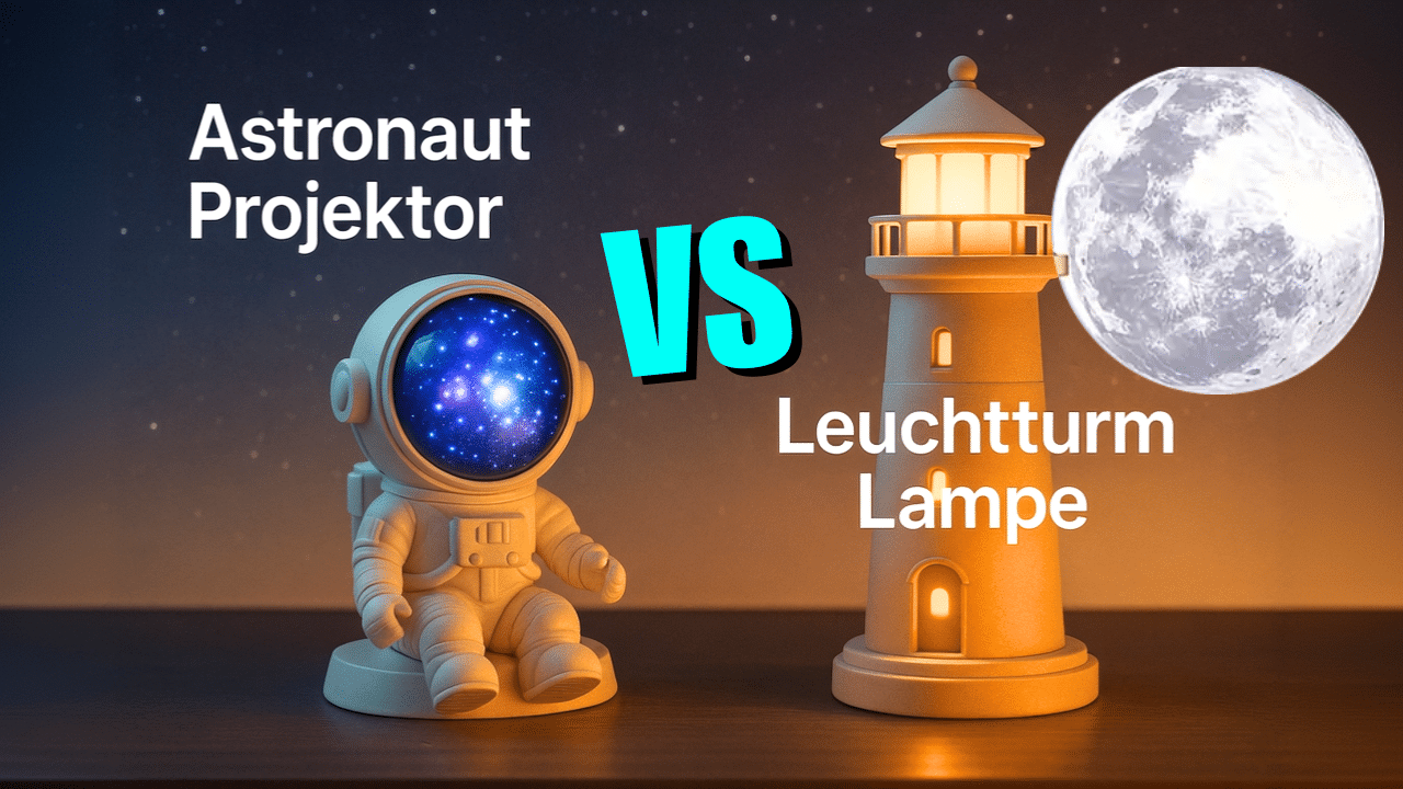 Leuchtturm Deko mit LED: Die besondere Lampe für Sternenhimmel und cozy Herbstabende