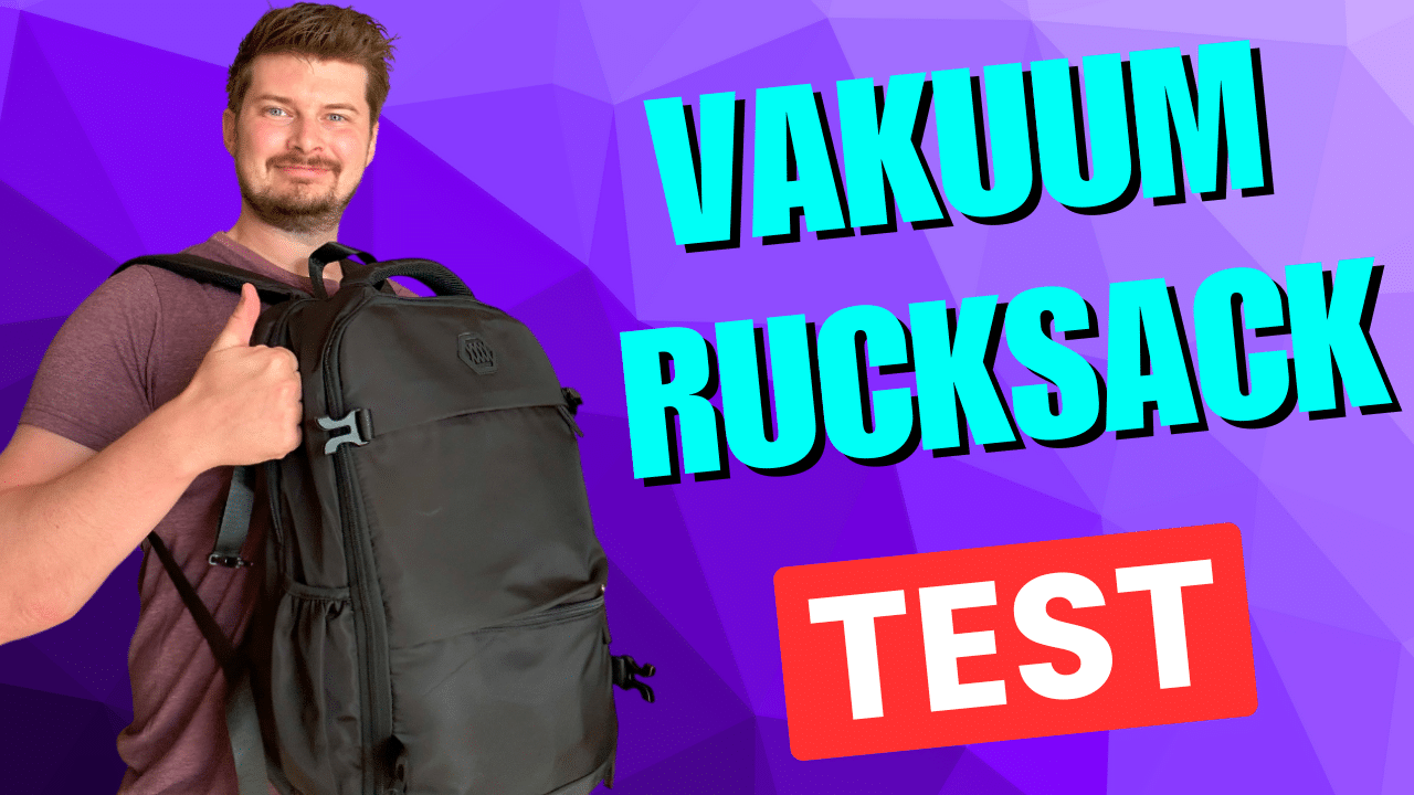 Komprimierter Rucksack mit Vakuum – smartes Handgepäck für Reisen 2025