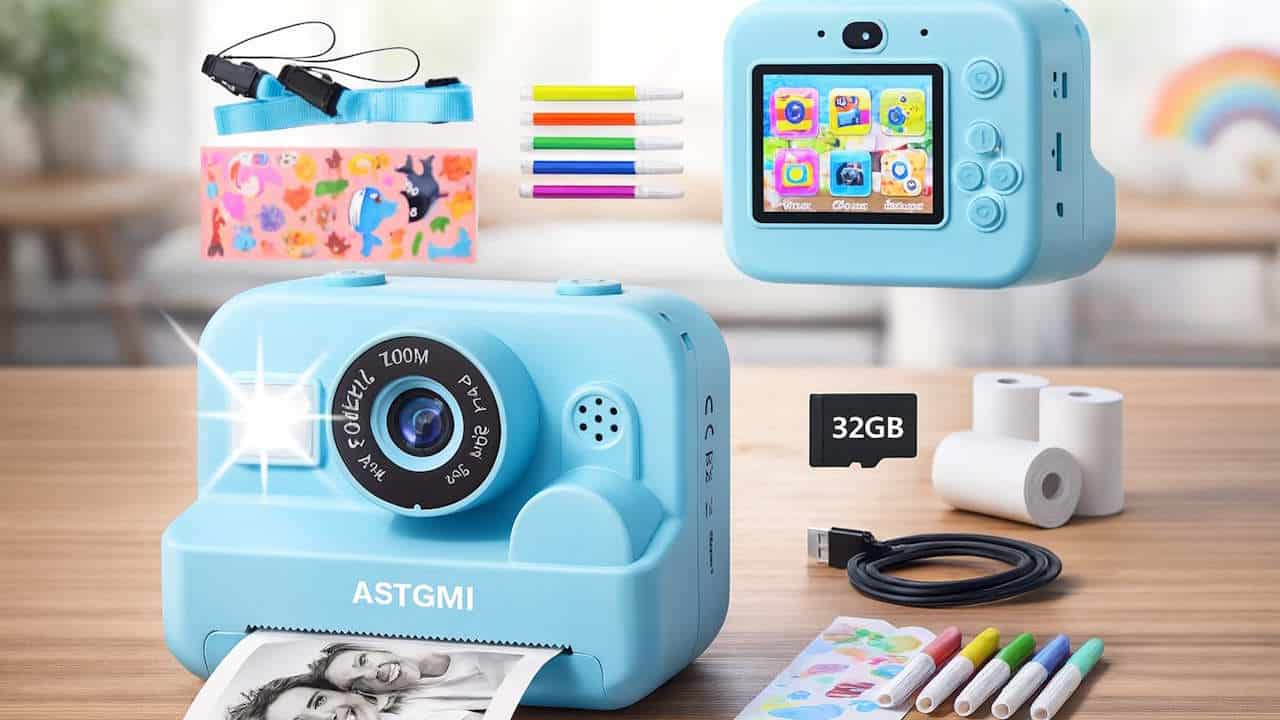 📸 Kinder-Sofortbildkamera mit Selfie-Funktion – Das perfekte Geschenk für kleine Entdecker